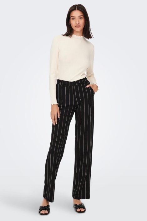Jacqueline de Yong jdyfransiska l/s highneck top jrs n